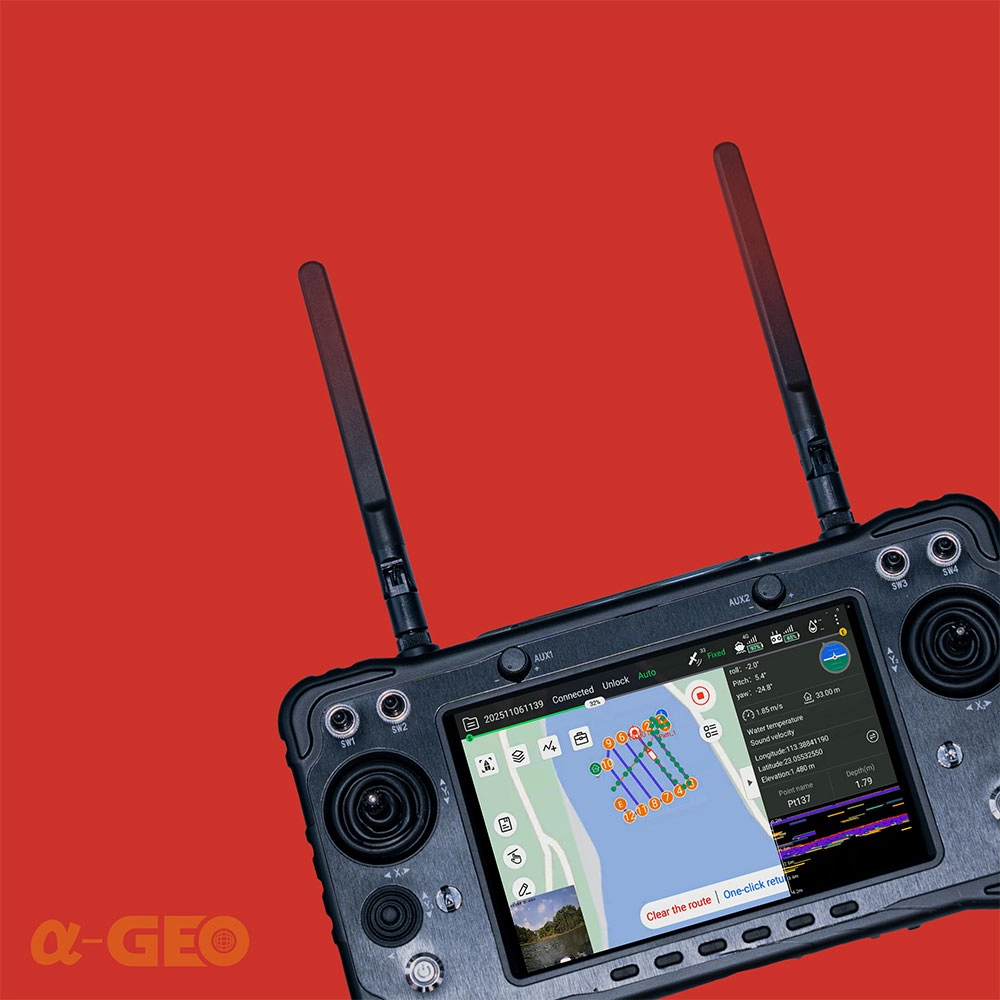 alpha y total station - alphageo