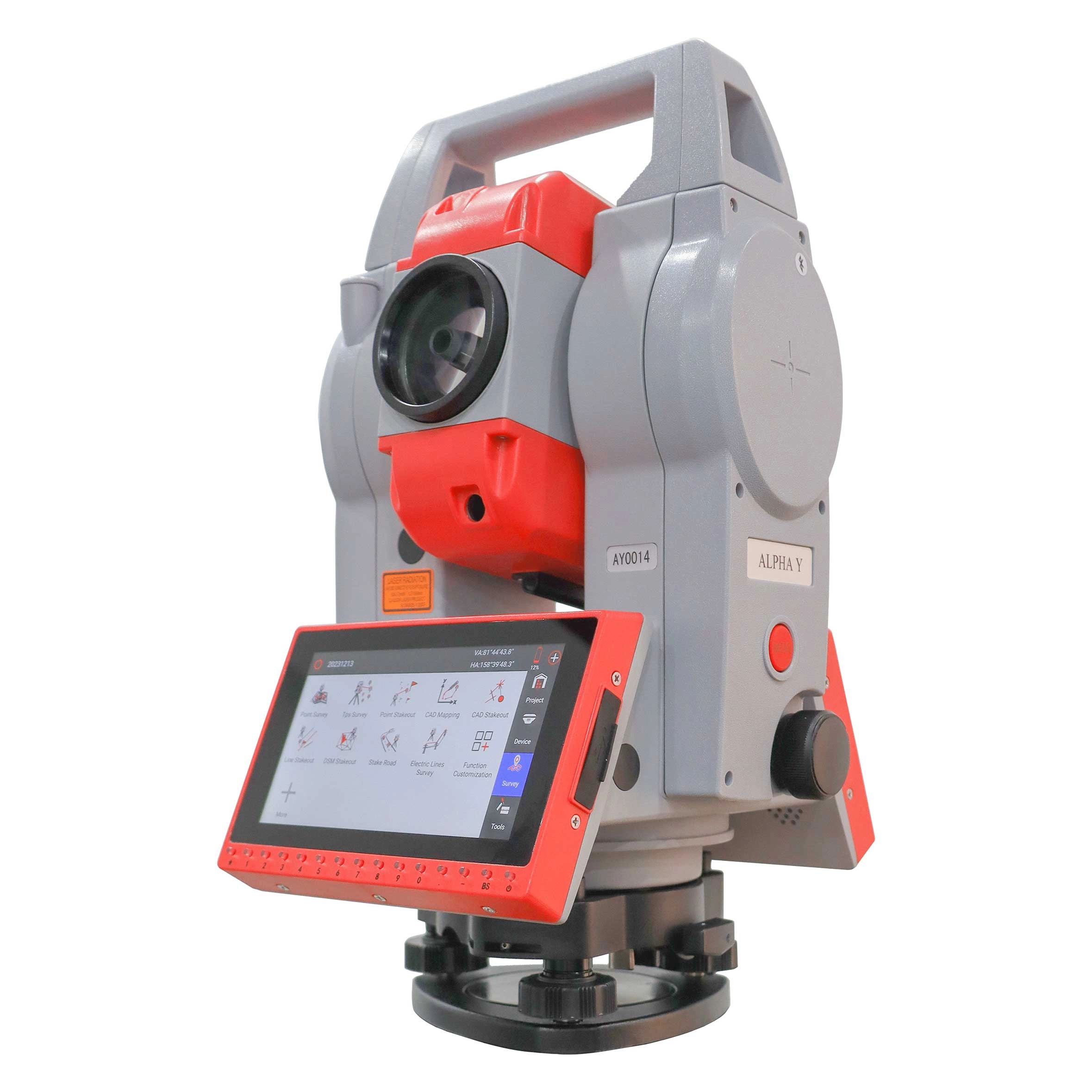 Android Total Station ALPHA Y with Surpro 6.0 onboard for engineering projects 3 - alphageo Android Total Station ALPHA Y with Surpro 6.0 onboard for engineering projects 3 - alphageo